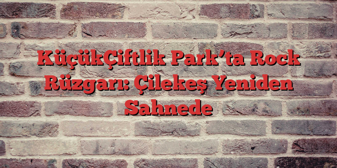 KüçükÇiftlik Park’ta Rock Rüzgarı: Çilekeş Yeniden Sahnede