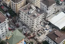 Maltepe'de 7 katlı binanın çökmesi sonucu 5 kişi hayatını kaybederken, enkazdan alınan beton örneklerinin arasından deniz kabuğu çıktı. – çöken bina